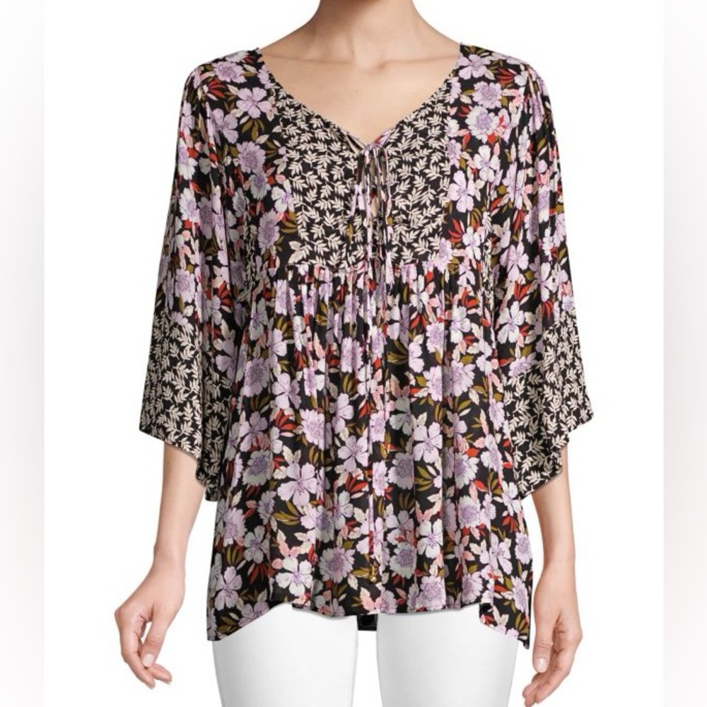 Johnny Was | Jade Ameesha Floral Peasant Blouse